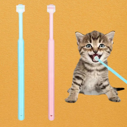Mozeat Lens Small Pet Toothbrush2 Pack