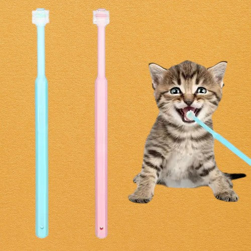 Mozeat Lens Small Pet Toothbrush2 Pack