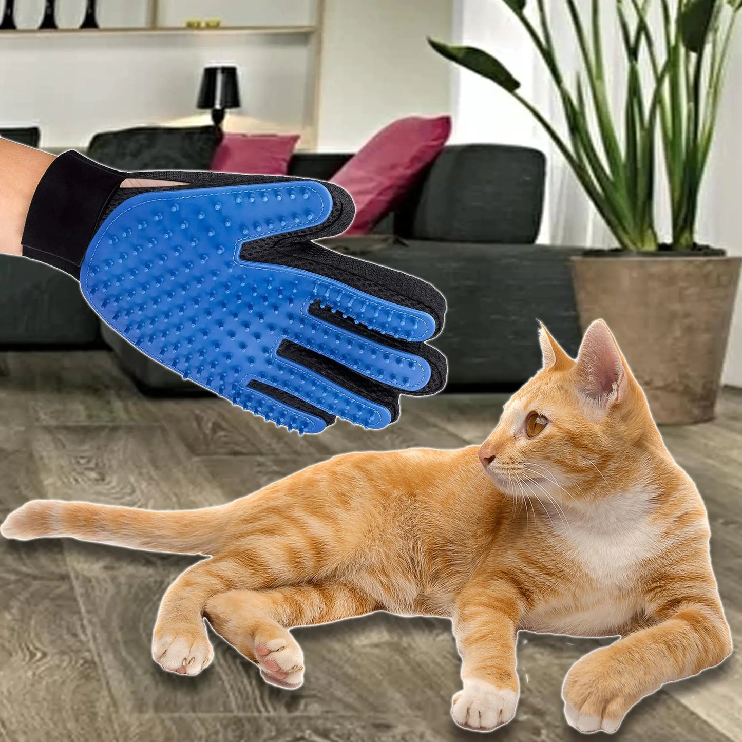 Pet Grooming Gloves Dog Brush