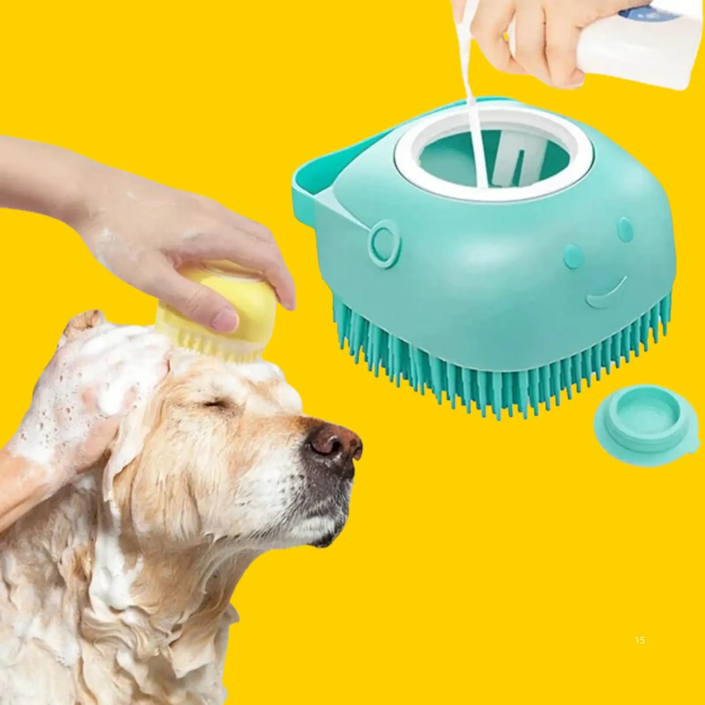 Shampoo Brush Dog Massage