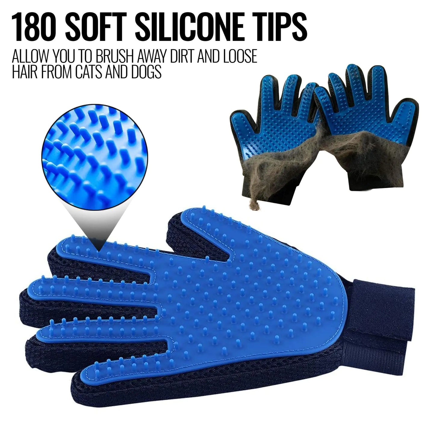 Pet Grooming Gloves Dog Brush